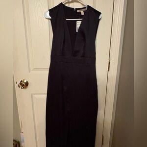 Forever 21 Black V-Neck Dress